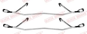 Set accesorii placute frana DACIA JOGGER (RK_) 1.6 HYBRID 140 (RKN8) benzina/elector 141 cai QUICK BRAKE 109-1180
