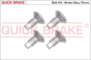 Set surub disc frana DACIA JOGGER (RK_) 1.6 HYBRID 140 (RKN8) benzina/elector 141 cai QUICK BRAKE 11663K