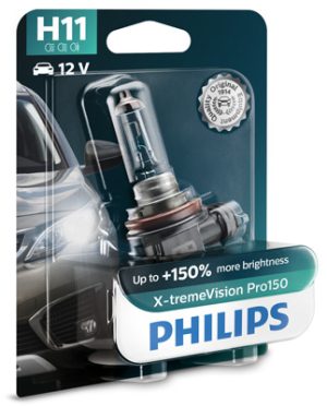 Bec far faza lunga DACIA LOGAN (LS_) 1.6 16V Flexifuel Benzina/Etanol 105 cai PHILIPS 12362XVPB1