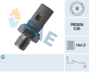 Senzor presiune ulei DACIA SANDERO 1.2 16V benzina 75 cai FAE 12635