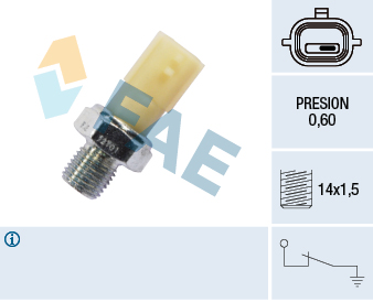 Senzor presiune ulei DACIA SANDERO 1.5 dCi diesel 88 cai FAE 12701