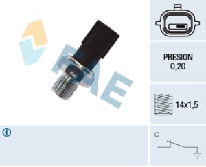 Senzor presiune ulei DACIA LOGAN (LS_) 1.4 (LSOA, LSOC, LSOE, LSOG) benzina 75 cai FAE 12702