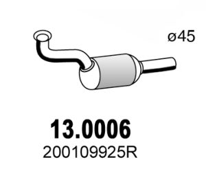 Catalizator DACIA LOGAN (LS_) 1.2 16V (LS1N, LS02, BS02) benzina 75 cai ASSO 13.0006