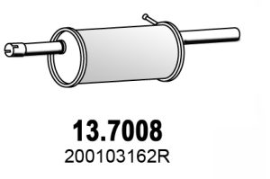 Toba esapament finala DACIA LOGAN (LS_) 1.5 dCi (LS0K) diesel 68 cai ASSO 13.7008