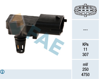 Senzor presiune supraalimentare DACIA DUSTER (HS_) 1.2 TCe 125 benzina 125 cai FAE 15036