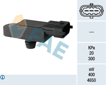 Senzor presiune supraalimentare DACIA DUSTER Autoutilitara/SUV 1.5 dCi diesel 109 cai FAE 15068