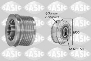Fulie alternator DACIA LOGAN pick-up (US_) 1.5 dCi diesel 88 cai SASIC 1674001