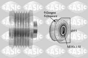 Fulie alternator DACIA LOGAN pick-up (US_) 1.5 dCi diesel 88 cai SASIC 1674007