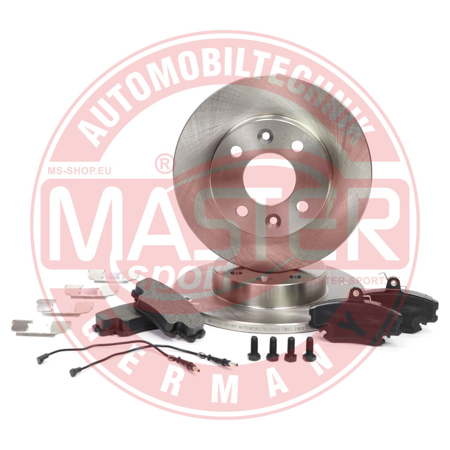 Set frana frana disc DACIA LOGAN (LS_) 1.4 (LSOA, LSOC, LSOE, LSOG) benzina 75 cai MASTERSPORT GERMANY 201201160