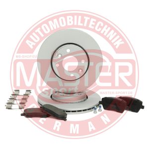 Set frana frana disc DACIA LODGY (JS_) 1.6 LPG (JSNB) Benzina/Autogaz (GPL) 109 cai MASTERSPORT GERMANY 202202700