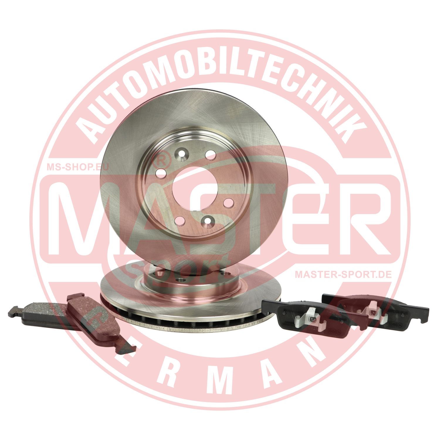 Set frana frana disc DACIA LOGAN II 1.5 dCi diesel 90 cai MASTERSPORT GERMANY 202202890