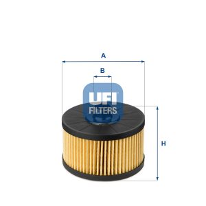 Filtru ulei DACIA SANDERO III 1.0 TCe 90 benzina 91 cai UFI 25.145.00