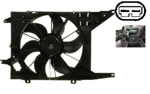 Ventilator radiator DACIA SANDERO 1.6 (BS0D, BS0B, BS0F, BS0H) benzina 87 cai MAHLE ORIGINAL CFF 327 000S