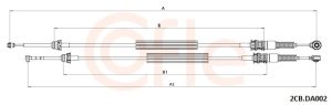 Cablu transmisie manuala DACIA LODGY (JS_) 1.6 LPG (JSAV) Benzina/Autogaz (GPL) 102 cai COFLE 2CB.DA002