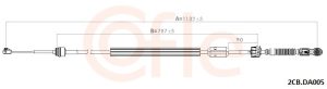 Cablu transmisie manuala DACIA LOGAN MCV (KS_) 1.5 dCi (KS04) diesel 75 cai COFLE 2CB.DA005