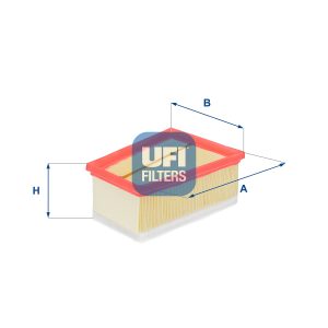 Filtru aer DACIA LOGAN (LS_) 1.6 16V Flexifuel Benzina/Etanol 105 cai UFI 30.147.00