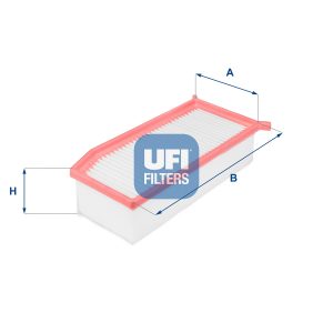 Filtru aer DACIA LOGAN II TCe 90 (L8MA, L8M1, L8AC) benzina 90 cai UFI 30.547.00