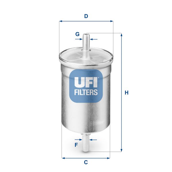 Filtru combustibil DACIA LOGAN MCV II TCe 90 (K8M1, K8MA, K8AC) benzina 90 cai UFI 31.710.00