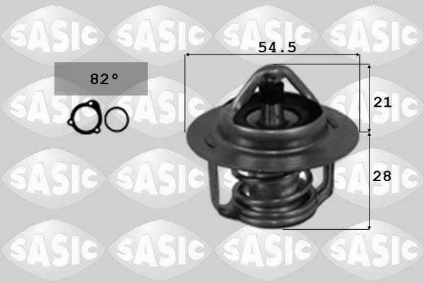 Termostat lichid racire DACIA DUSTER (HM_) 1.6 SCe 115 (HMM1) benzina 115 cai SASIC 3304013