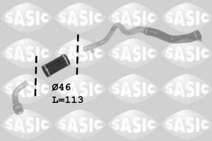 Furtun aer supraalimentare DACIA SANDERO 1.5 dCi diesel 88 cai SASIC 3334062