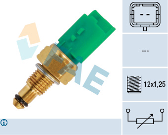 Senzor temperatura lichid de racire DACIA DUSTER (HS_) 1.5 dCi diesel 86 cai FAE 33695