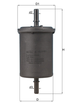 Filtru combustibil DACIA SANDERO 1.6 (BS0D, BS0B, BS0F, BS0H) benzina 87 cai KNECHT KL 416/1