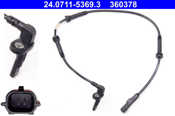 Senzor turatie roata DACIA LOGAN II 1.5 Blue dCi 95 (L8JL) diesel 95 cai ATE 24.0711-5369.3