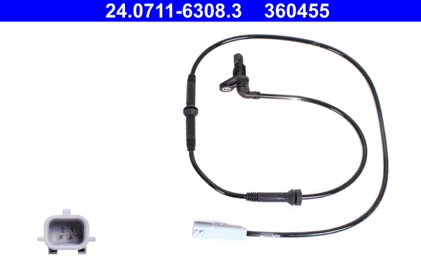 Senzor turatie roata DACIA LODGY (JS_) 1.6 LPG (JSAV) Benzina/Autogaz (GPL) 102 cai ATE 24.0711-6308.3