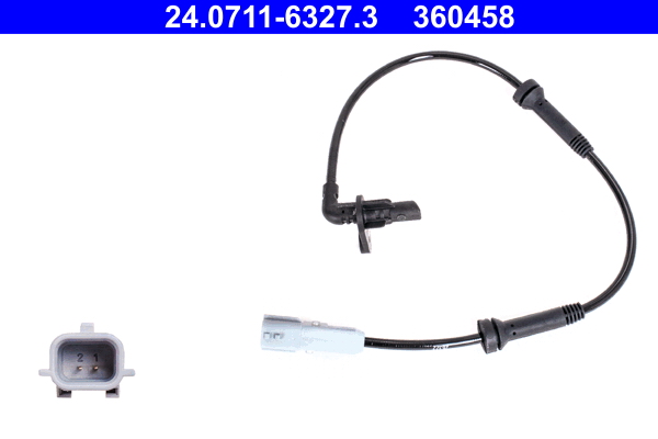 Senzor turatie roata DACIA LOGAN II 1.2 benzina 73 cai ATE 24.0711-6327.3