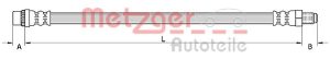 Furtun frana DACIA SANDERO II TCe 90 LPG (B8M1) Benzina/Autogaz (GPL) 90 cai METZGER 4110896
