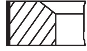 Set segmenti piston DACIA LODGY (JS_) 1.3 TCe 130 (JSNE) benzina 131 cai MAHLE ORIGINAL 021 RS 10112 0N0
