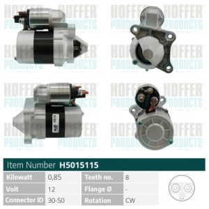 Electromotor DACIA SANDERO 1.6 (BS0D, BS0B, BS0F, BS0H) benzina 87 cai HOFFER H5015115