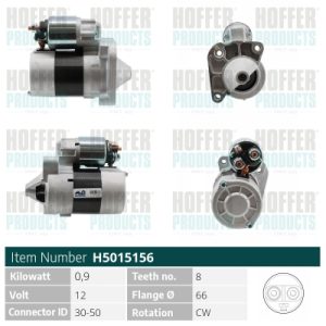 Electromotor DACIA SANDERO 1.4 (BS0C, BS0A, BS0G, BS1F, BS0E) benzina 75 cai HOFFER H5015156