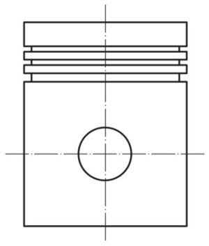 Piston DACIA LOGAN MCV (KS_) 1.4 benzina 75 cai MAHLE ORIGINAL 022 27 01