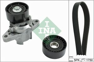 Set curea transmisie cu caneluri DACIA LOGAN (LS_) 1.6 (LSOB, LSOD, LSOF, LSOH) benzina 87 cai INA 529 0082 10