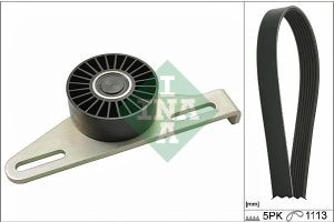 Set curea transmisie cu caneluri DACIA LOGAN (LS_) 1.6 (LSOB, LSOD, LSOF, LSOH) benzina 87 cai INA 529 0145 10