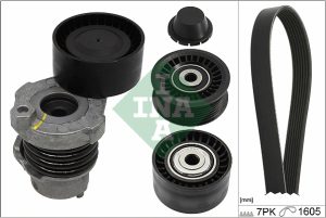 Set curea transmisie cu caneluri DACIA DUSTER Autoutilitara/SUV 1.2 TCe 125 4x4 (HSAU) benzina 125 cai INA 529 0194 10