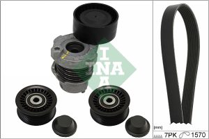 Set curea transmisie cu caneluri DACIA DUSTER Autoutilitara/SUV 1.2 TCe 125 4x4 (HSAU) benzina 125 cai INA 529 0284 10
