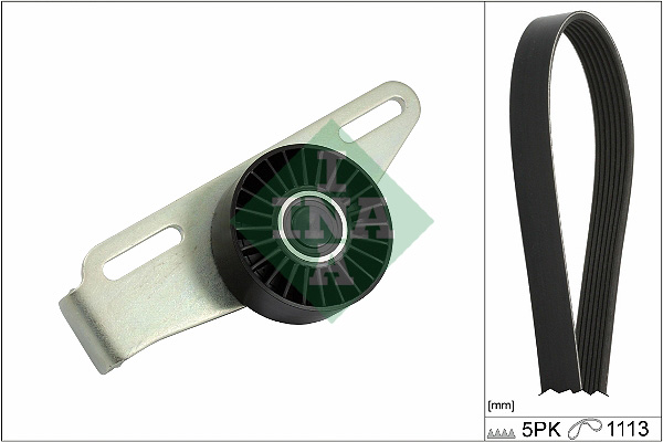 Set curea transmisie cu caneluri DACIA LOGAN EXPRESS (FS_) 1.6 LPG Benzina/Autogaz (GPL) 84 cai INA 529 0441 10