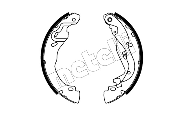 Set saboti frana DACIA LOGAN III (3K_) 1.0 SCe 65 benzina 67 cai METELLI 53-0749