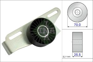 Rola intinzator curea transmisie DACIA LOGAN (LS_) 1.4 (LSOA, LSOC, LSOE, LSOG) benzina 75 cai INA 531 0868 10