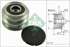Fulie alternator DACIA LOGAN (LS_) 1.2 16V (LS1N, LS02, BS02) benzina 75 cai INA 535 0269 10