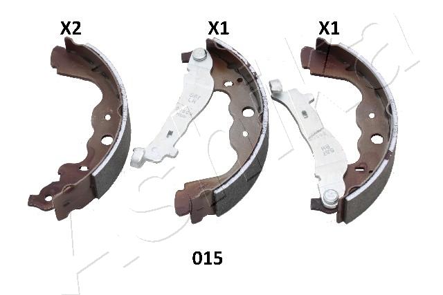 Set saboti frana DACIA LOGAN MCV (KS_) 1.5 dCi (KS0W) diesel 86 cai ASHIKA 55-00-015