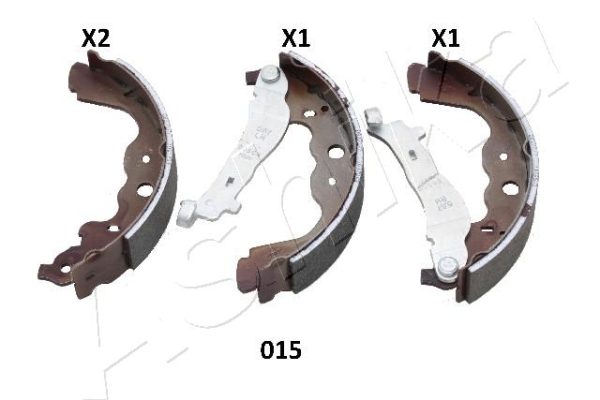 Set saboti frana DACIA DUSTER (HS_) 1.6 SCe 115 benzina 115 cai ASHIKA 55-00-015