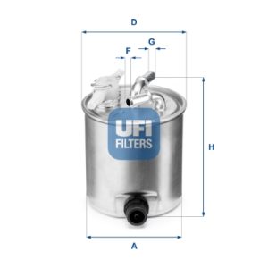 Filtru combustibil DACIA LOGAN (LS_) 1.5 dCi (LS0W) diesel 86 cai UFI 55.392.00
