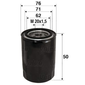 Filtru ulei DACIA SANDERO II 1.6 benzina 86 cai VALEO 586001