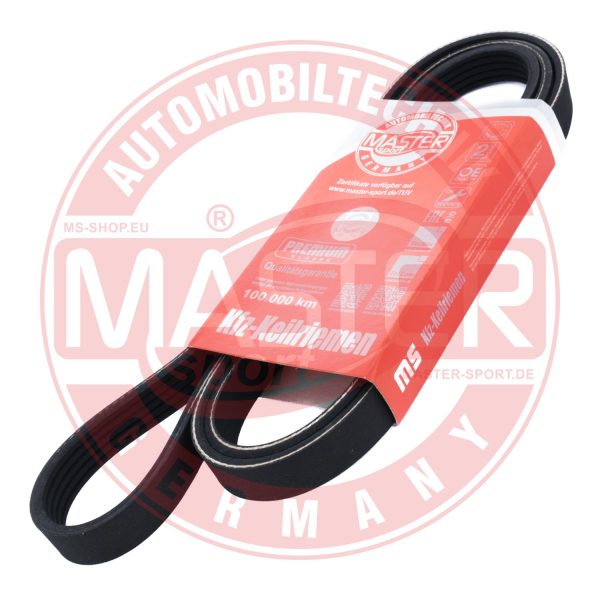 Curea transmisie cu caneluri DACIA SANDERO 1.6 MPI 85 (BS03) benzina 84 cai MASTERSPORT GERMANY 5PK1750-PCS-MS