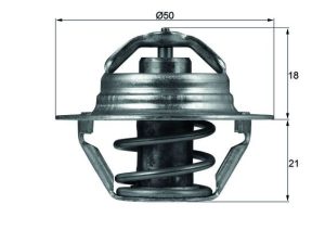 Termostat lichid racire DACIA SANDERO 1.6 (BS0D, BS0B, BS0F, BS0H) benzina 87 cai MAHLE ORIGINAL TX 100 89D