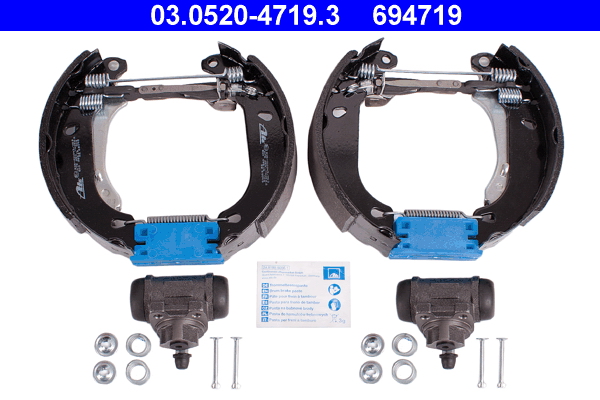 Set saboti frana DACIA LOGAN (LS_) 1.5 dCi (LS0K) diesel 68 cai ATE 03.0520-4719.3