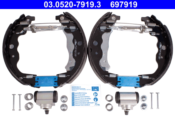 Set saboti frana DACIA DUSTER (HS_) 1.5 dCi diesel 110 cai ATE 03.0520-7919.3